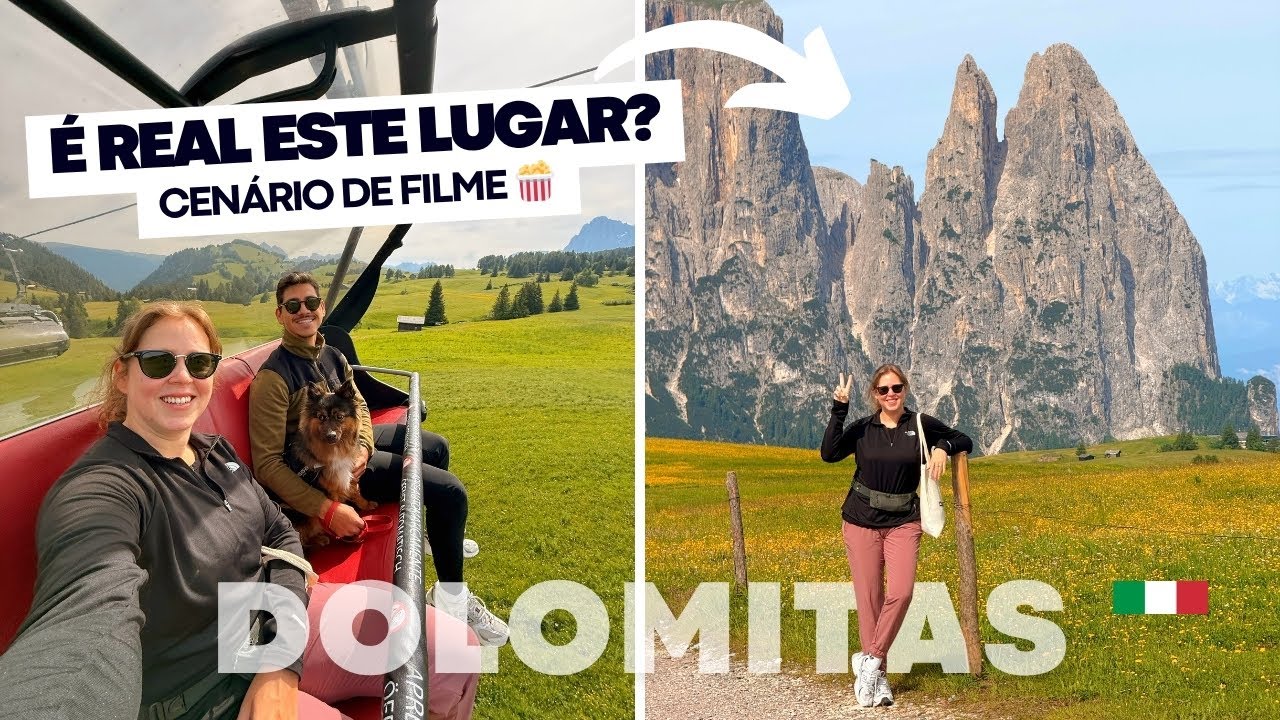 Você PRECISA conhecer este lugar na Itália! 🇮🇹 A trilha mais SURREAL das Dolomitas