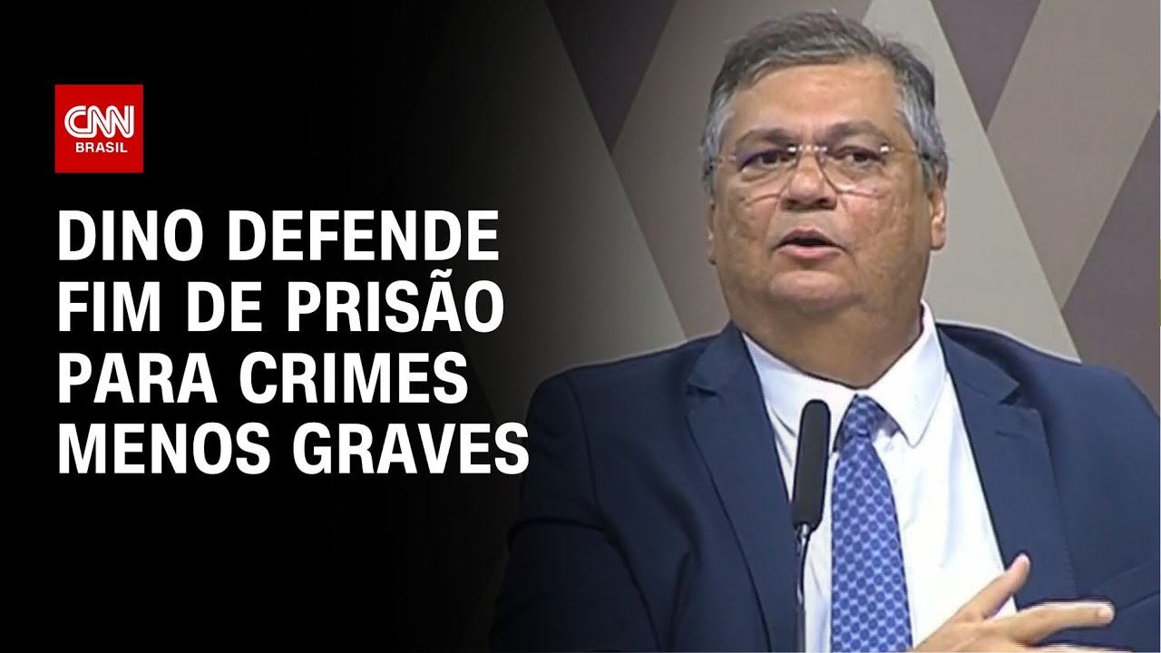 Dino defende fim de prisão para crimes menos graves | LIVE CNN