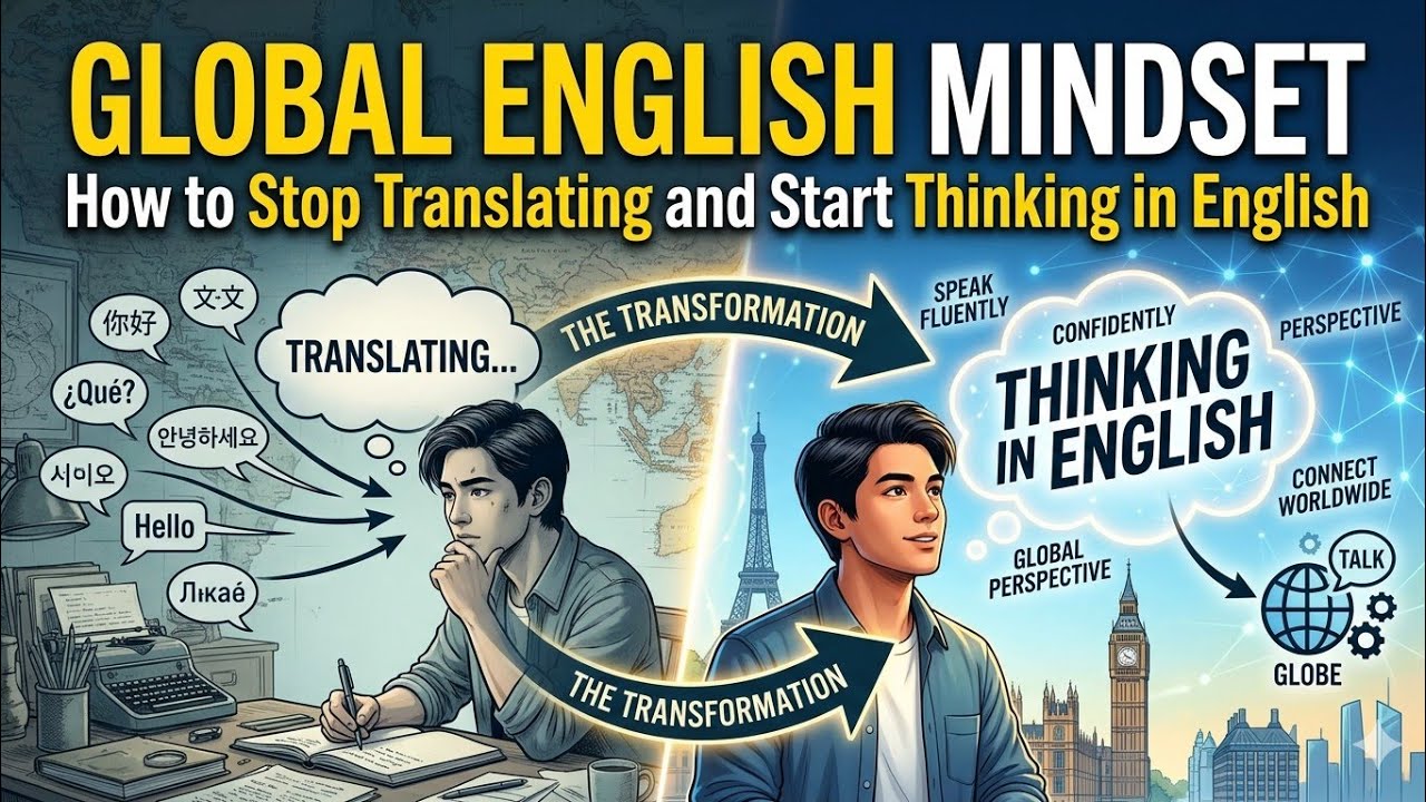 Stop Translating in your Head - Start Speaking Naturally.#mindsetpower #englishmindset#learnenglish