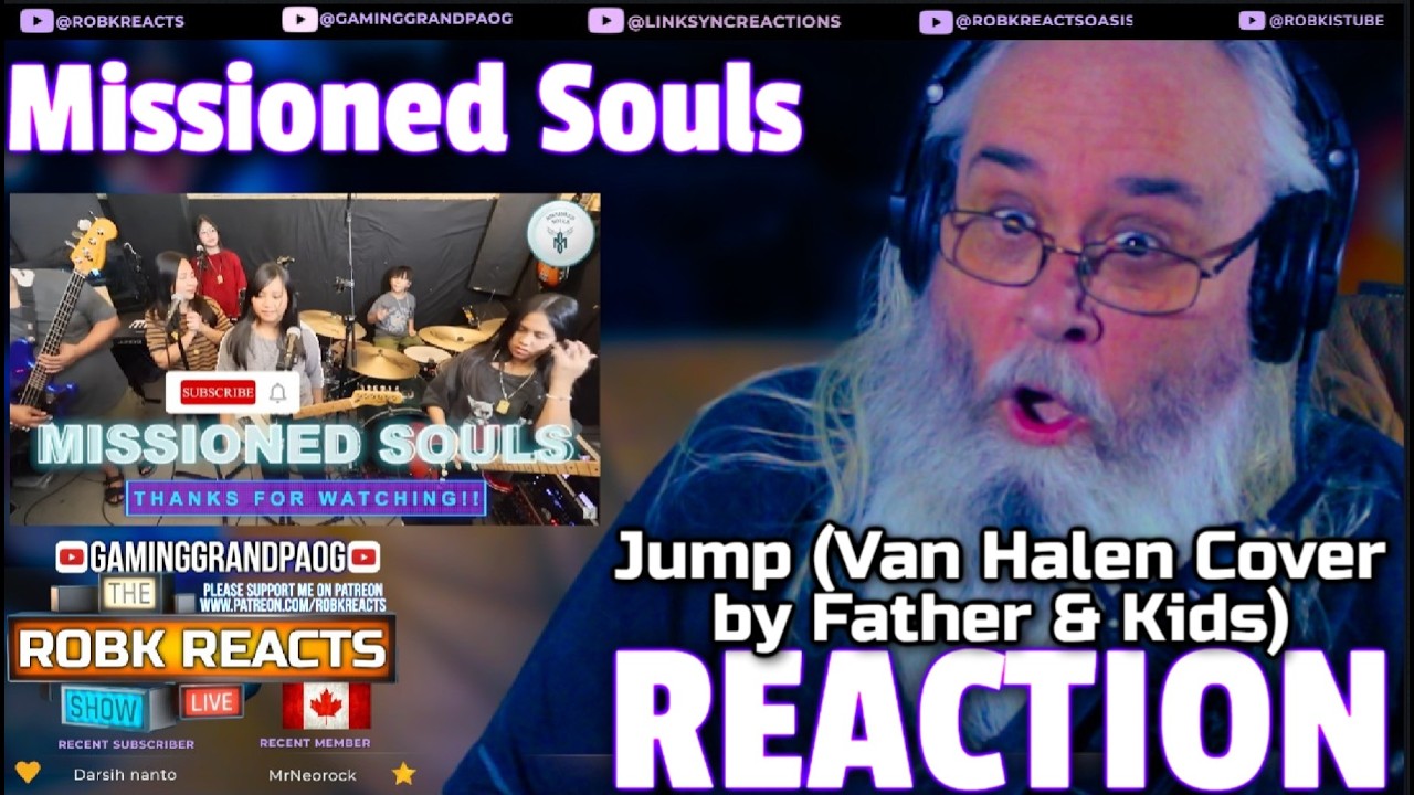 Missioned Souls - Jump (Van Halen Cover by Father & Kids) | Reaction - Requested!