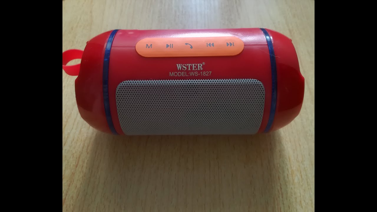 Блютуз колонка Wster WS-1827