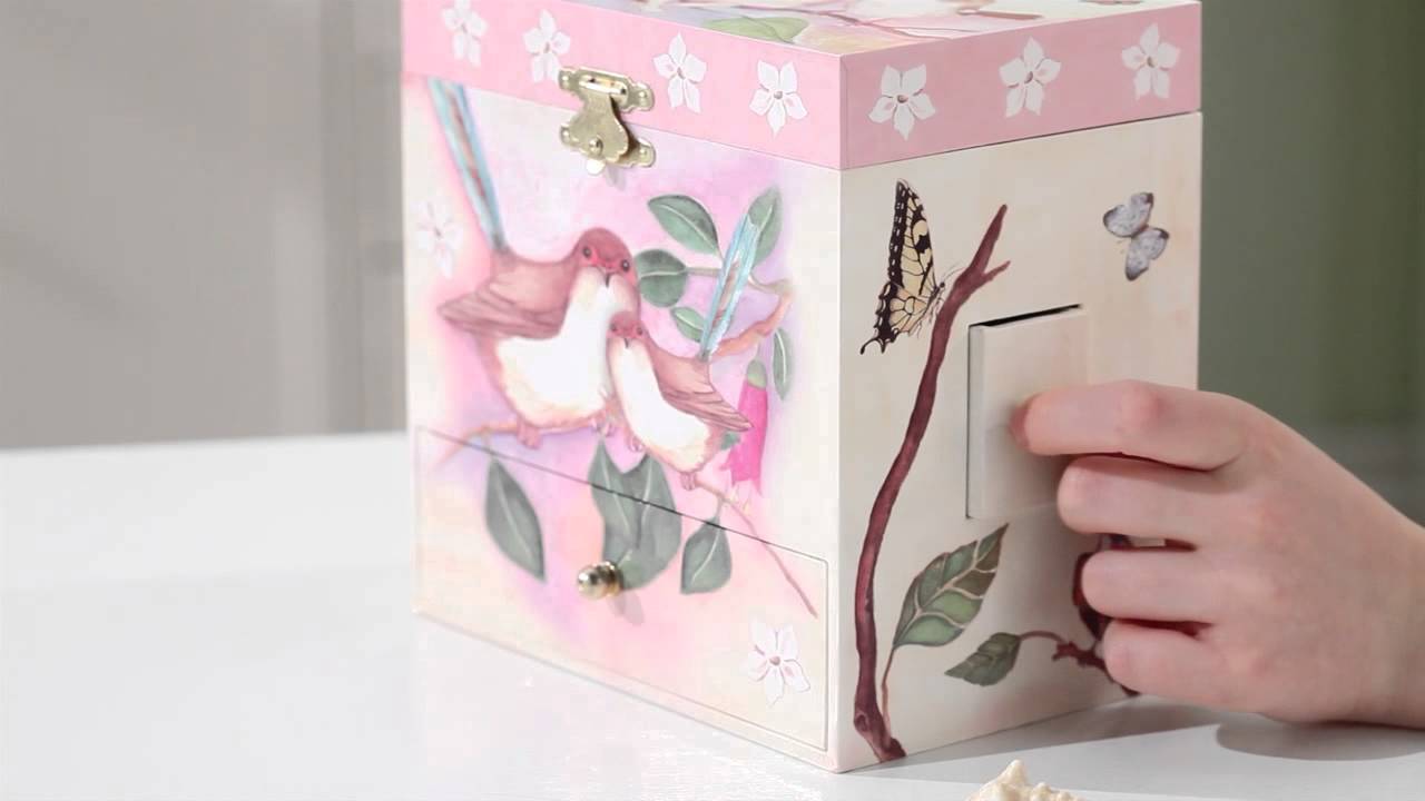 Sweet Fairy Wrens Musical Treasure Box by Enchantmints, from Reeves International