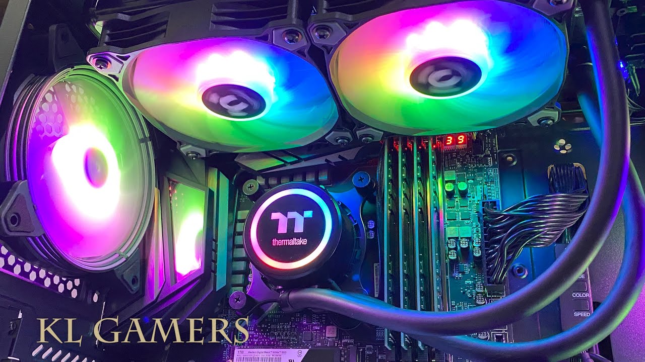 intel Core i9 9900K msi MEG Z390 ACE ASUS RTX2080 Thermaltake Water 2.0 Gaming PC Build
