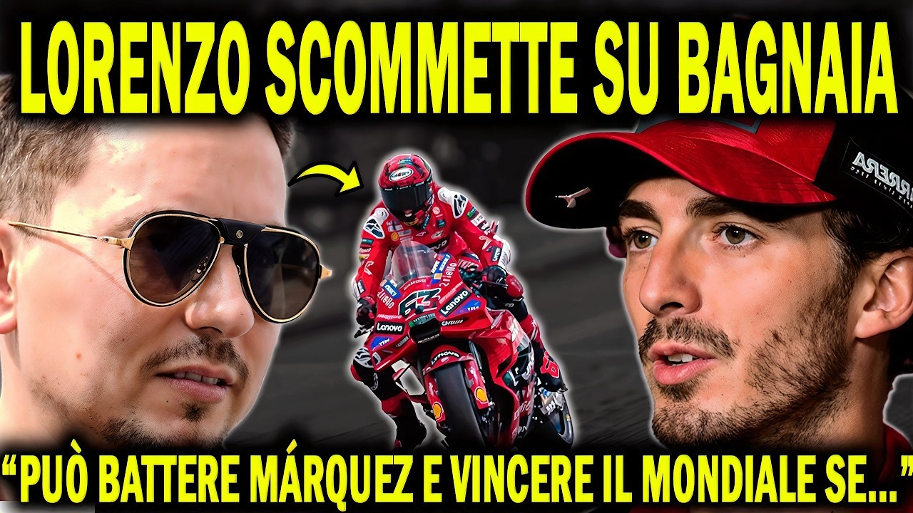 Lorenzo lancia la BOMBA! Bagnaia può BATTERE chiunque, anche MARC ecco cosa ha visto nelle TELEMTRIE