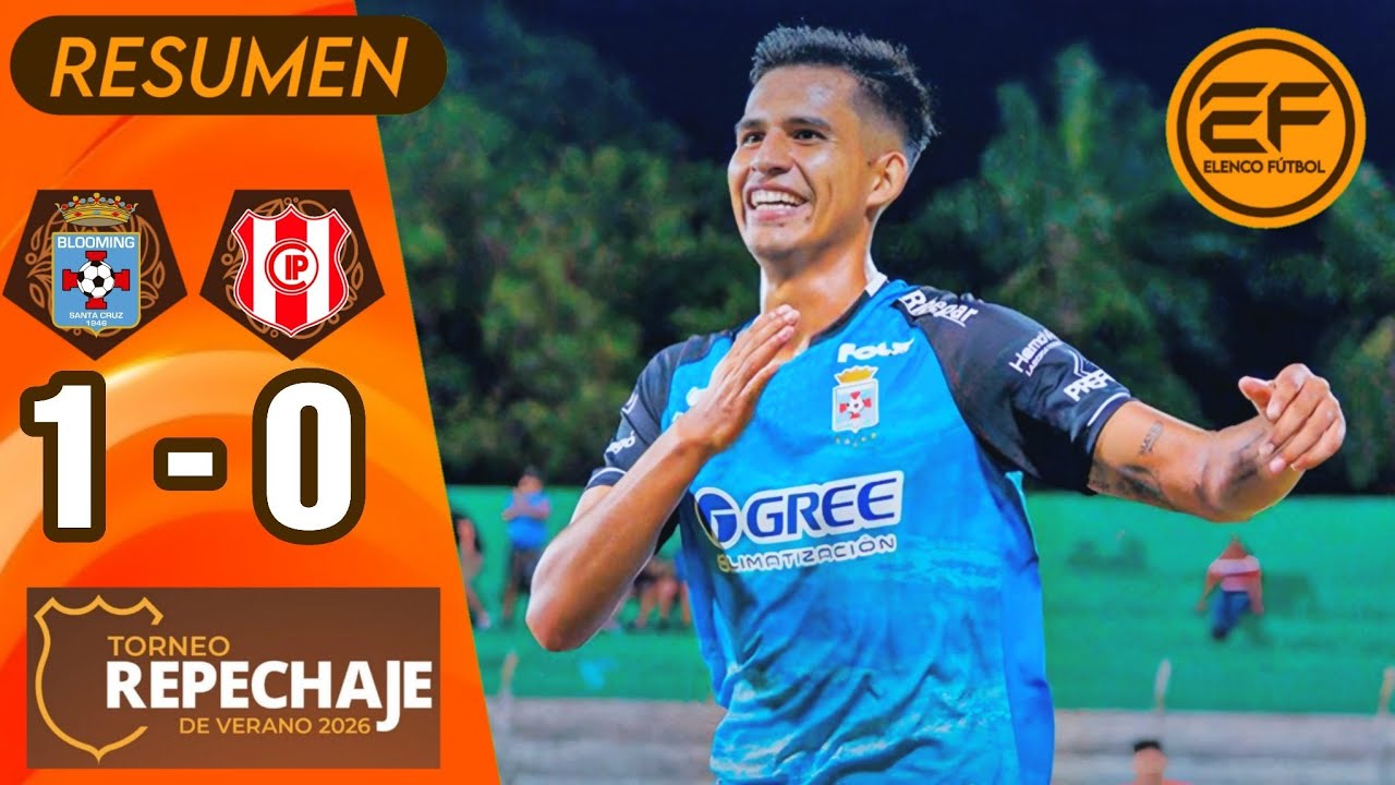 📹 Resumen: Blooming 1 - 0 Independiente Petrolero | Torneo Repechaje 2026 - Partido de vuelta
