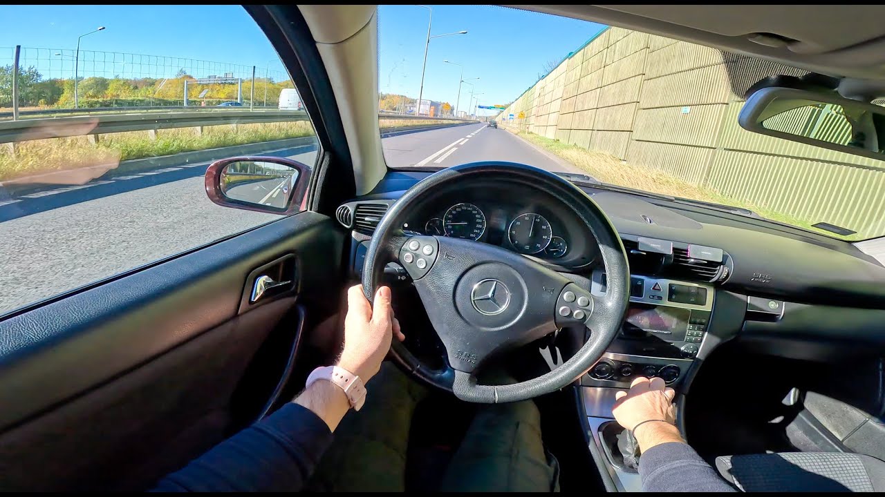 2006 Mercedes C-Class W203 Coupe | 1.8 143HP | POV Test Drive