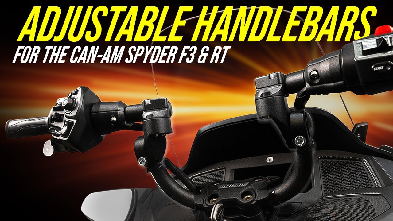 The Most Adjustable Spyder Handlebars in the World!🌎