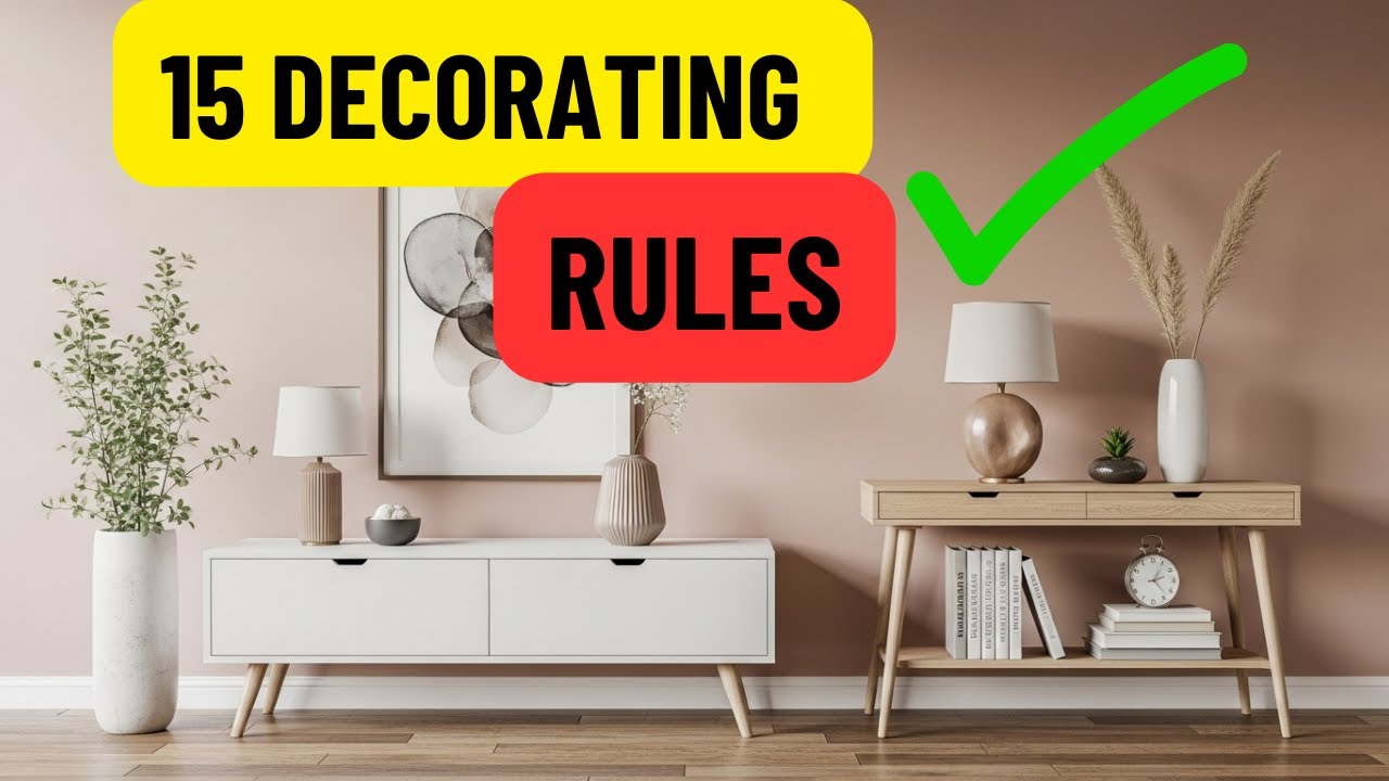 🏡✨ Fifteen decorating rules that will change your life ✨🏡