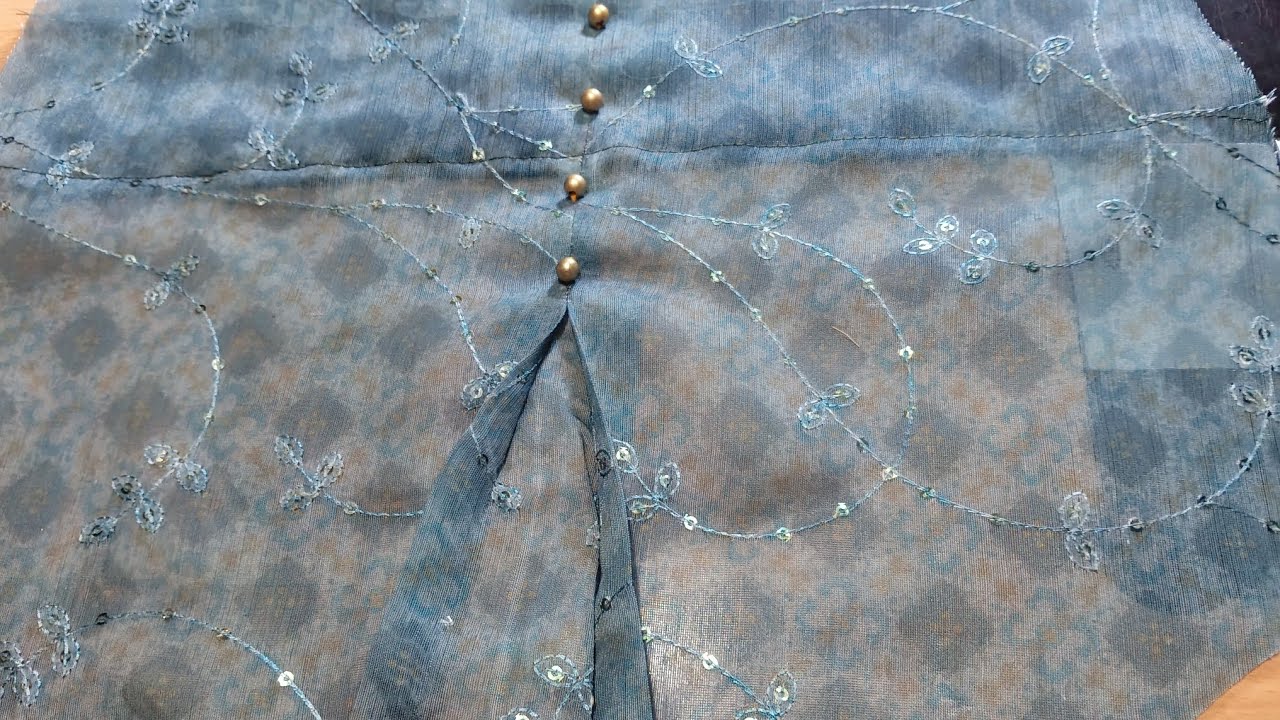 Viral trending new sleeve design cutting and stitching #video #fashion #blouse #sewing #music 