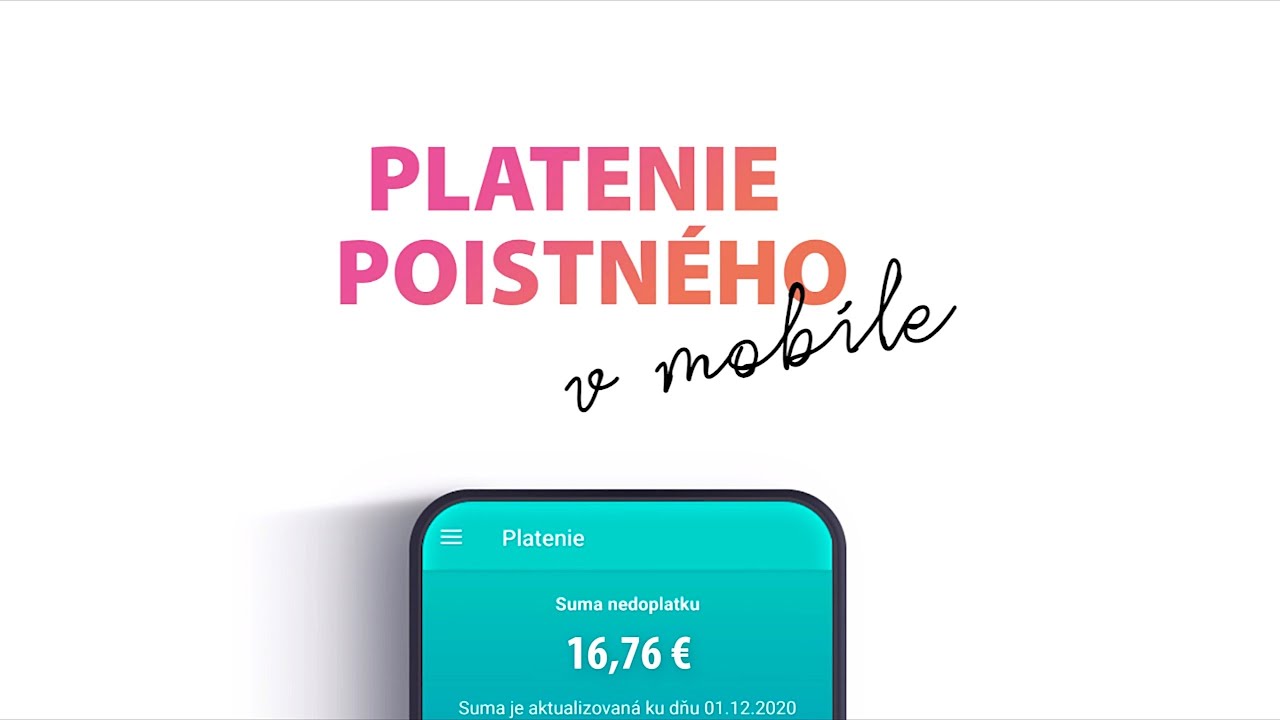 Mobilná aplikácia VšZP - Ako zaplatiť poistné jednoducho cez appku?
