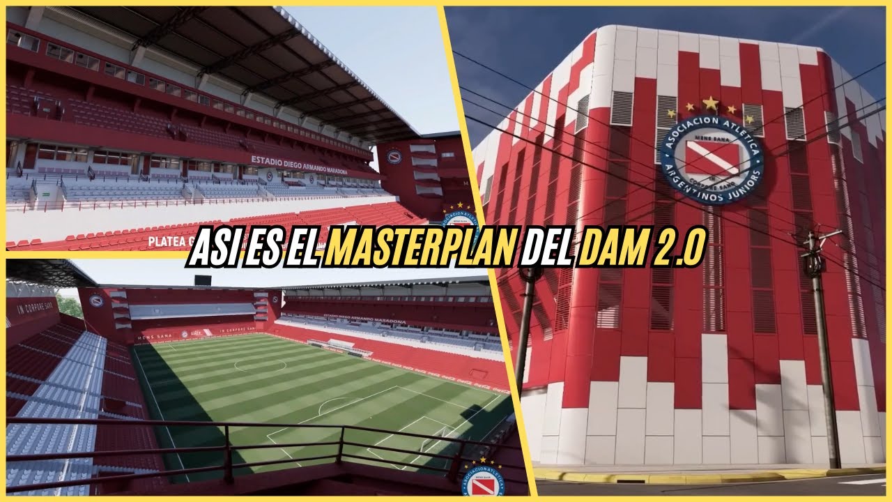 🇦🇷 DAM 2 0 La REMODELACION del estadio de ARGENTINOS JUNIORS