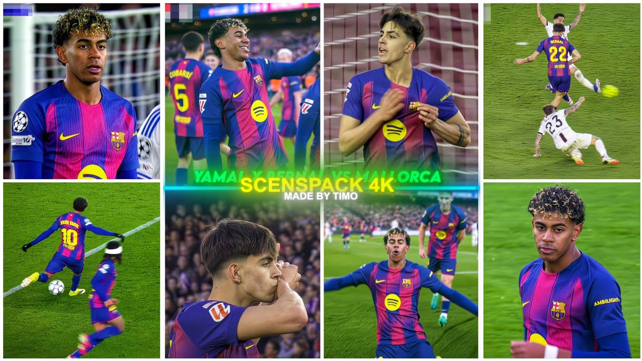 Yamal And Bernal Vs Mallorca 2026 / RARE CLIPS ● SCENEPACK 4K (With AE CC and TOPAZ)