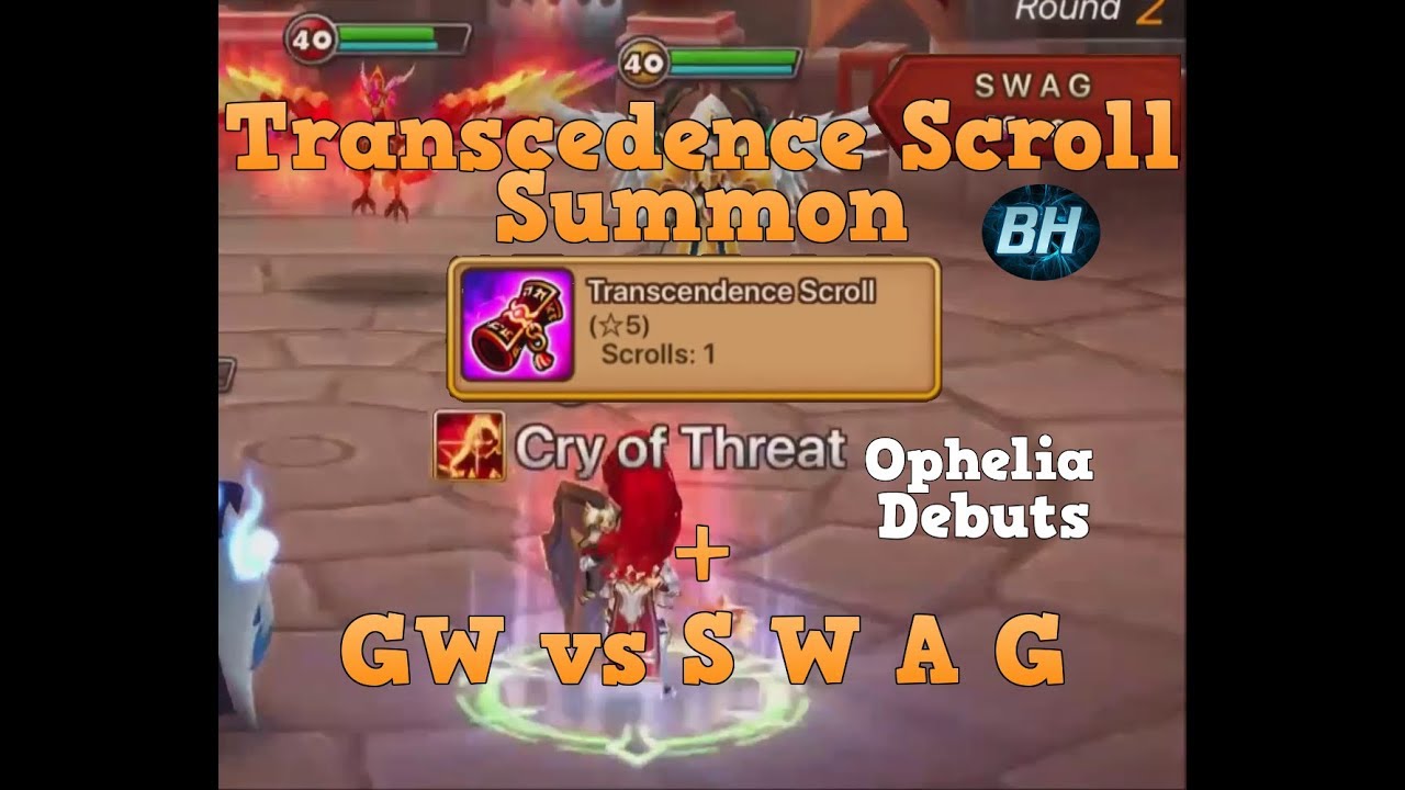 Transcendence Scroll + GW vs S W A G | Summoners War