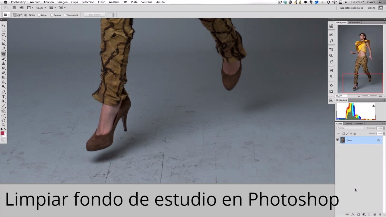Limpiar fondo de estudio en Photoshop | Antonio Garci