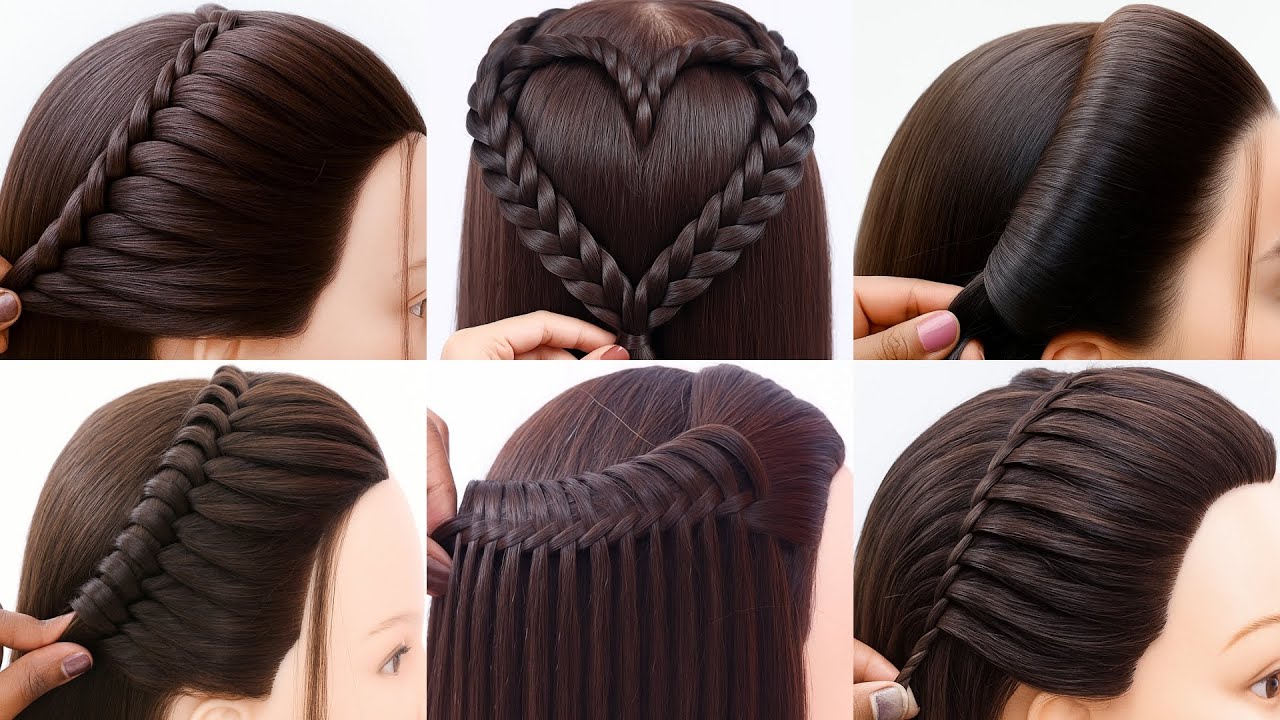 Easy different type of hairstyles - Simple Hairstyles | easy hairstyles | hairstyles for girls