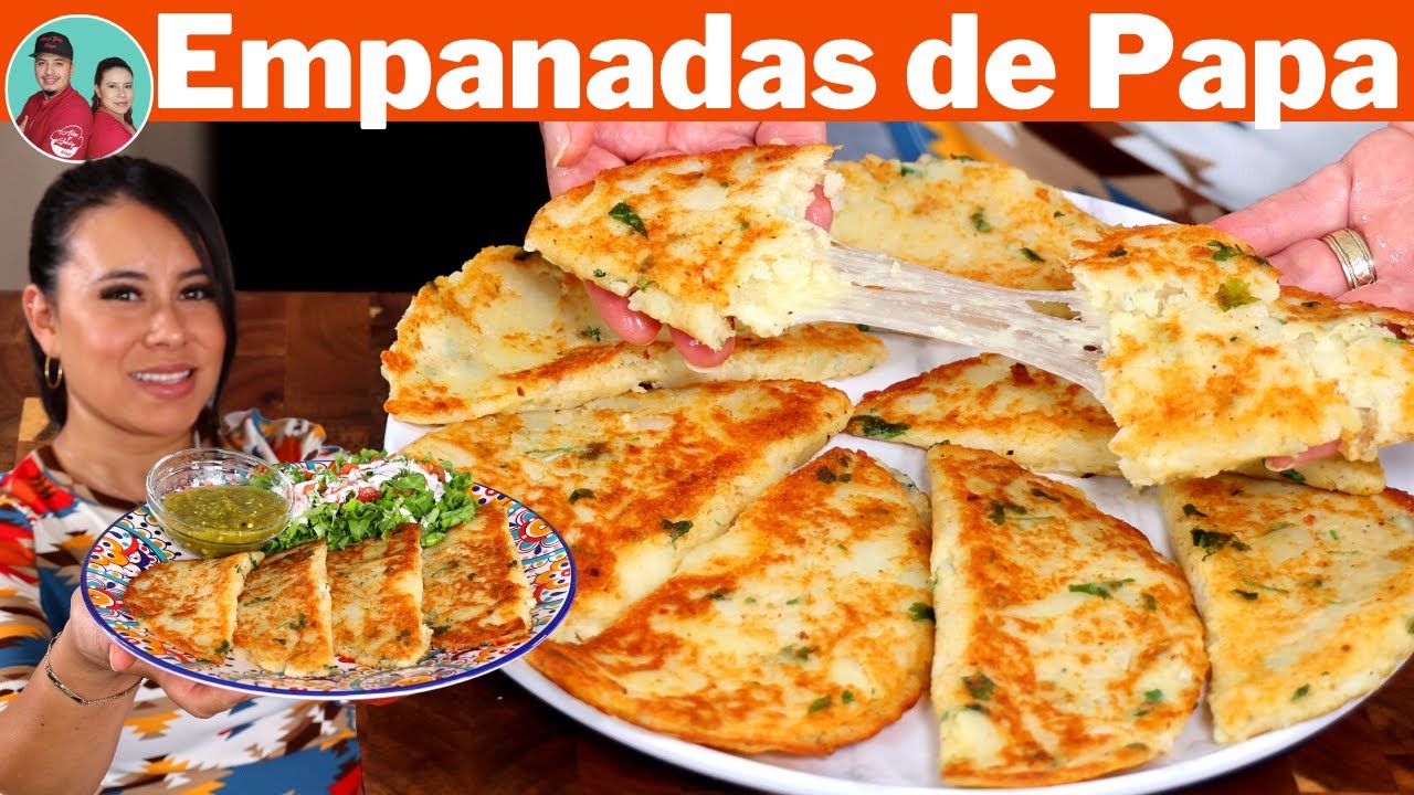 Empanadas HECHAS de PAPA - SIN MASA Rellenas de Queso y con Pocos Ingredientes | Receta Economica