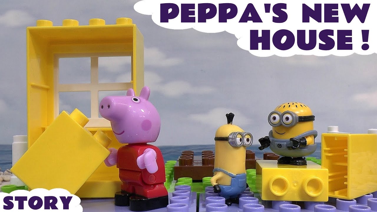 Peppa Pig's New House Story With Thomas The Train