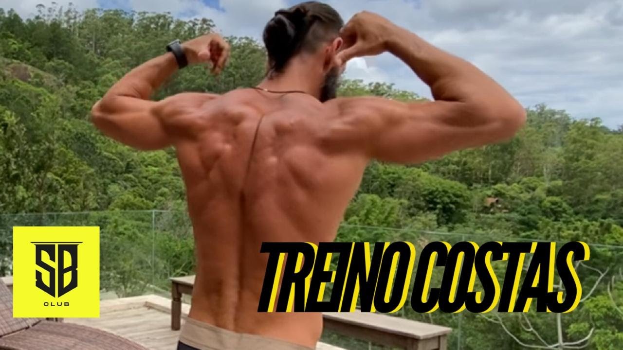 Treino de costas - 50 barras + 200 crucifixos inverso