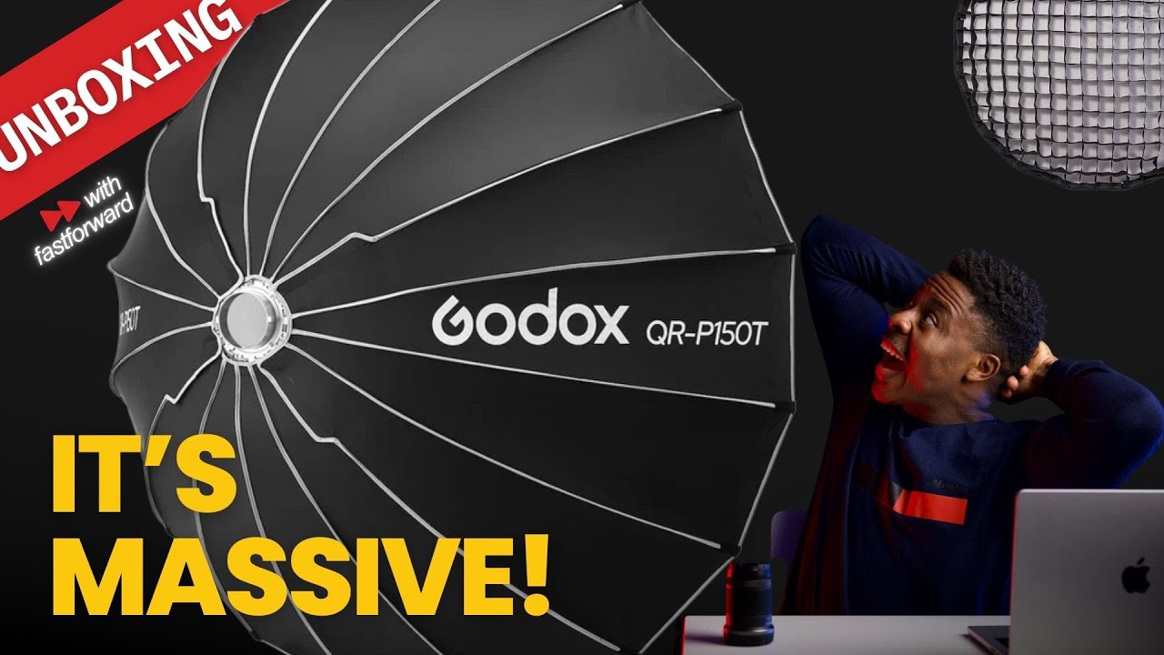 GODOX QR-P150T | The LARGEST of them all | Unboxing of my new SOFTBOX.