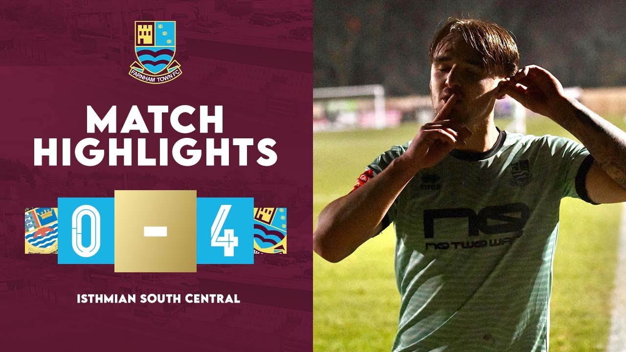 CLOSEST RIVALS DISMANTLED! | Kingstonian vs Farnham Town | Full Match Highlights