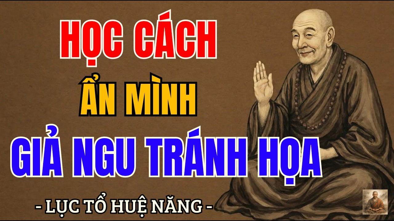Càng trí tuệ càng giả khờ, người khôn luôn ẩn mình để tránh họa – nên nghe 1 lần | Lục Tổ Huệ Năng