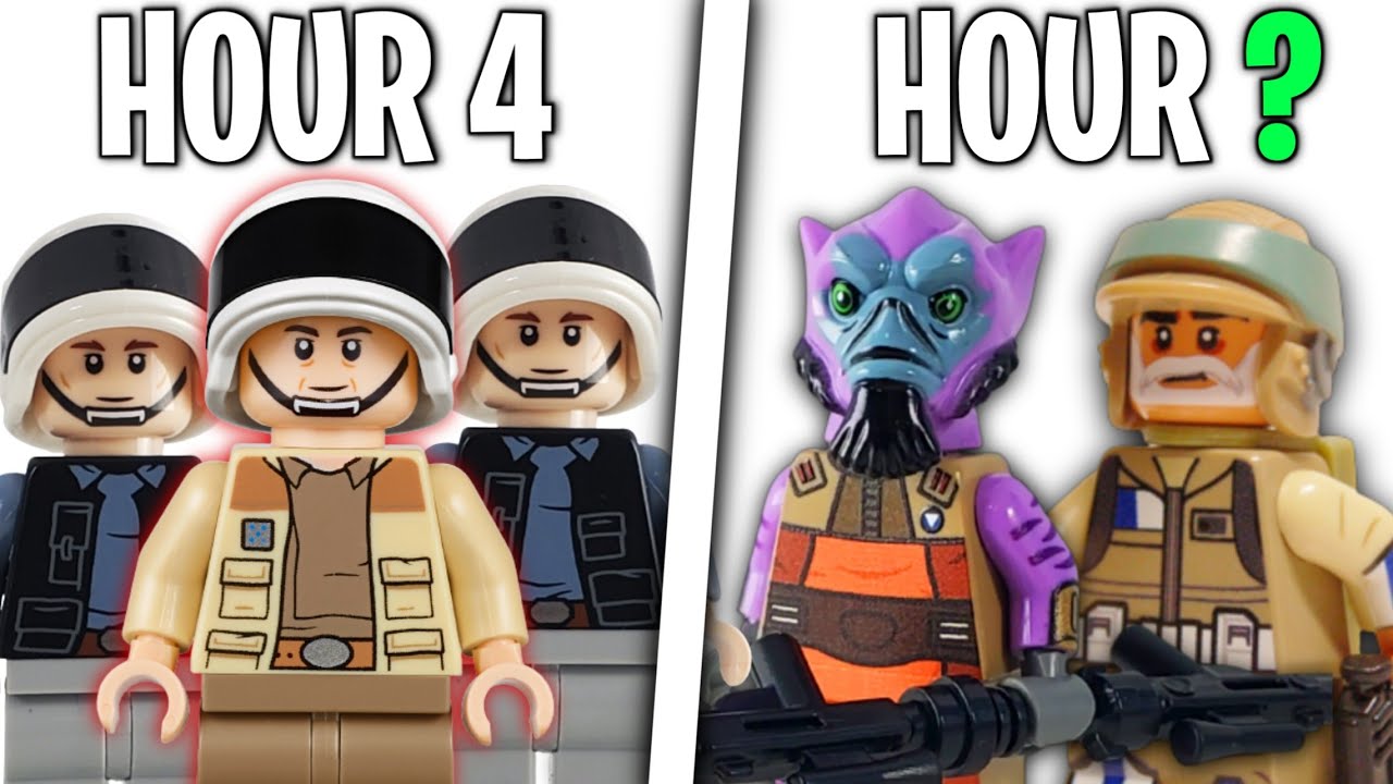 Я построю LEGO REBEL ARMY за 24 часа!