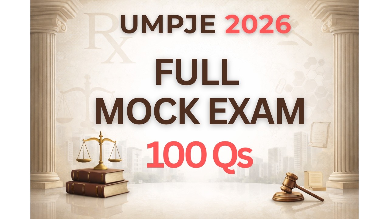 100 Questions to Pass the 2026 UMPJE: Full Federal Law Mock Exam