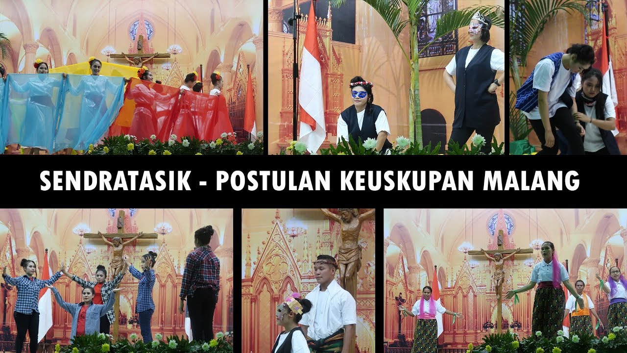 Kolaborasi Sendratasik Postulan Keuskupan Malang.. Mantapppp