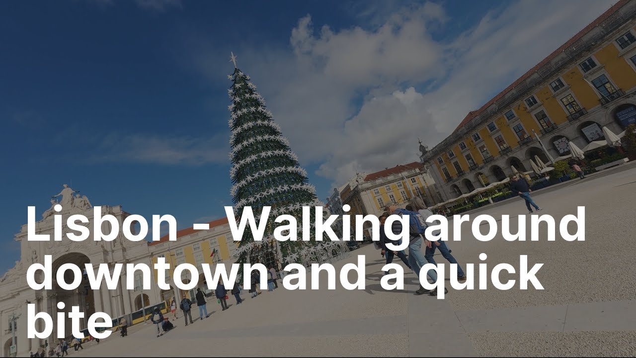 First Full Day in Lisbon | Walking Downtown + Quick Frites Stop 🇵🇹