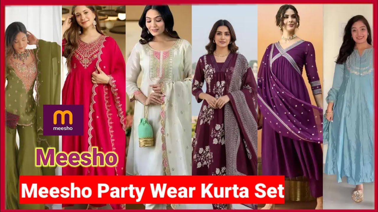Meesho Party Wear Kurta Set Haul 😍 | Festive & Wedding Special | Affordable Fashion 