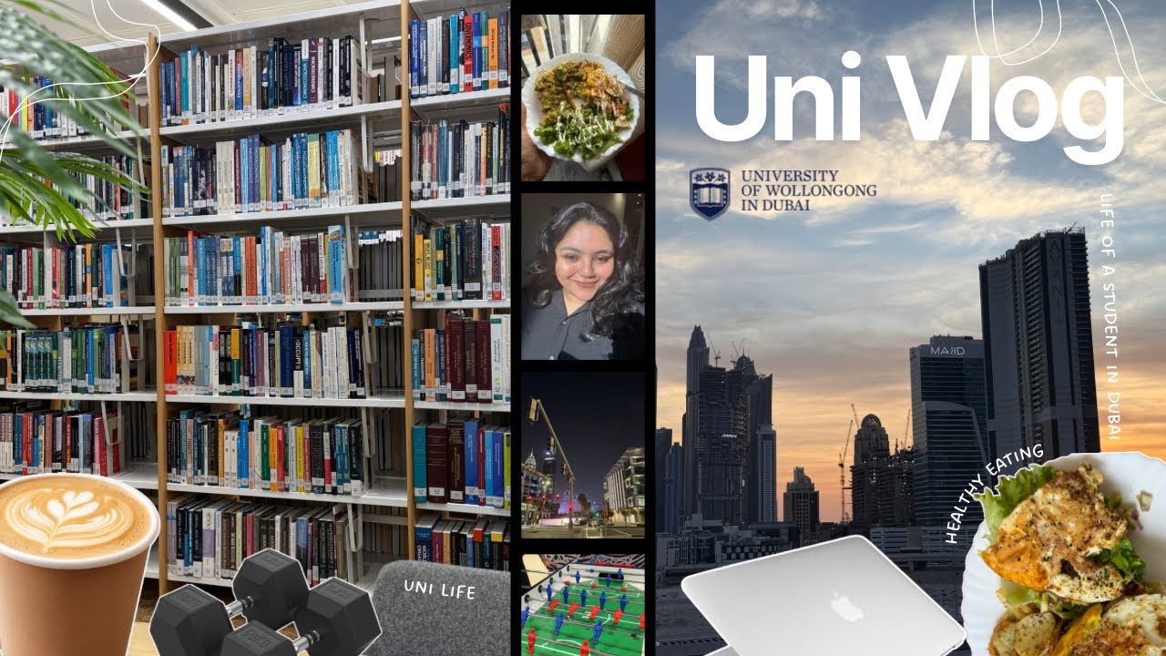 Uni Vlog: life of a student in Dubai 🙌📚