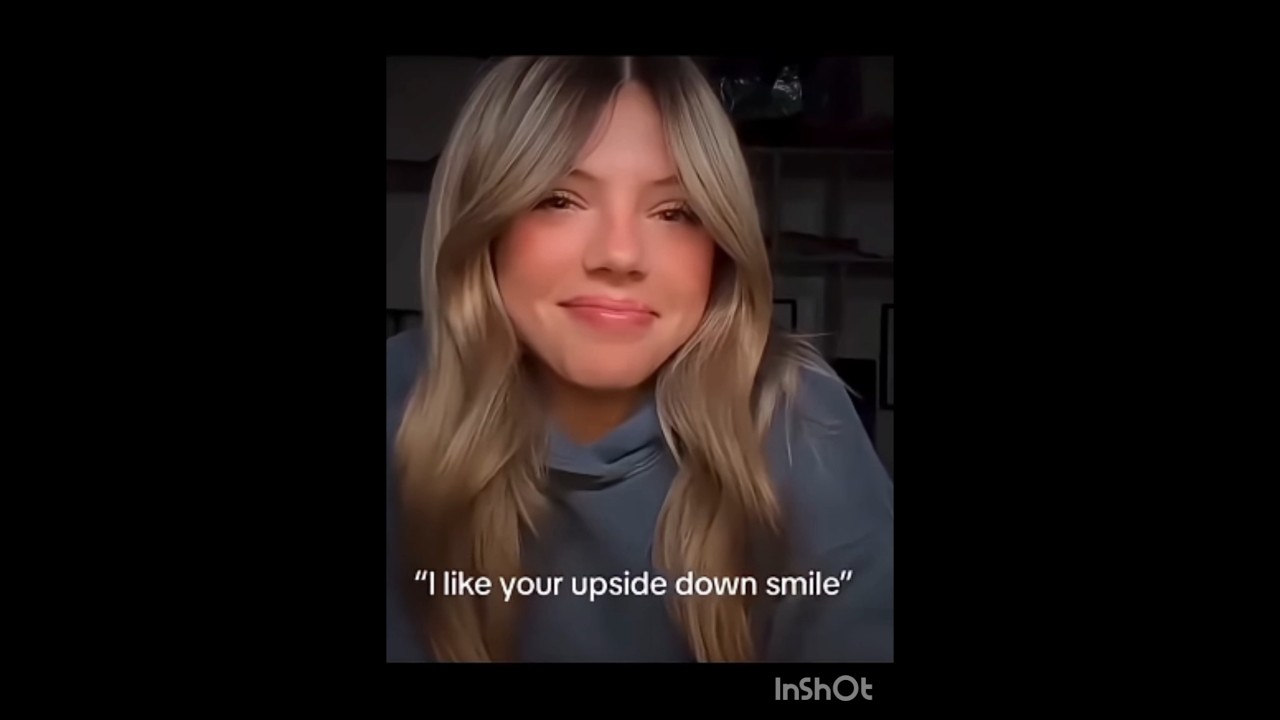 the upside down smile is just...so Beautiful 😍🔥 Just be the way you are 💗#pretty #Smile  #explore