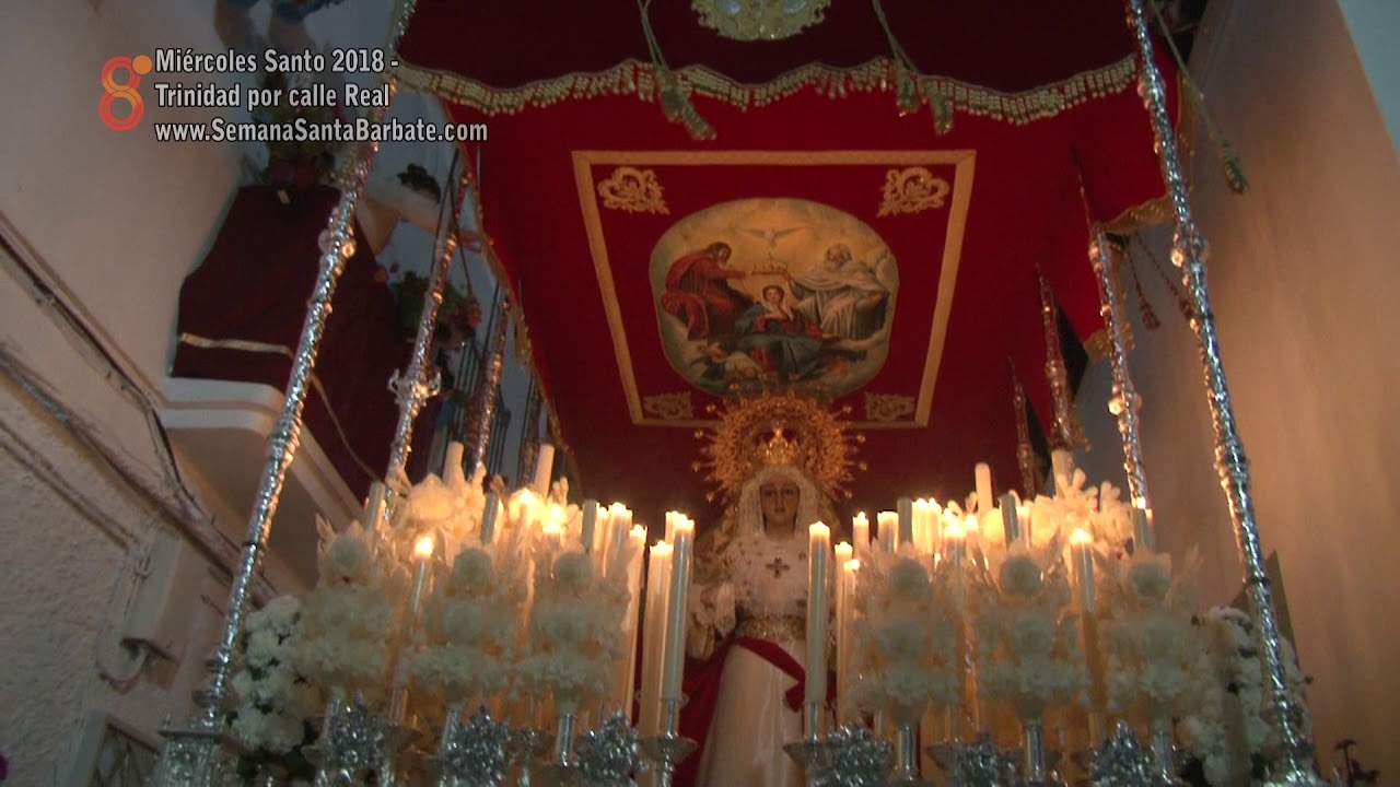 TRINIDAD por calle Real, Miércoles Santo 2018 Barbate
