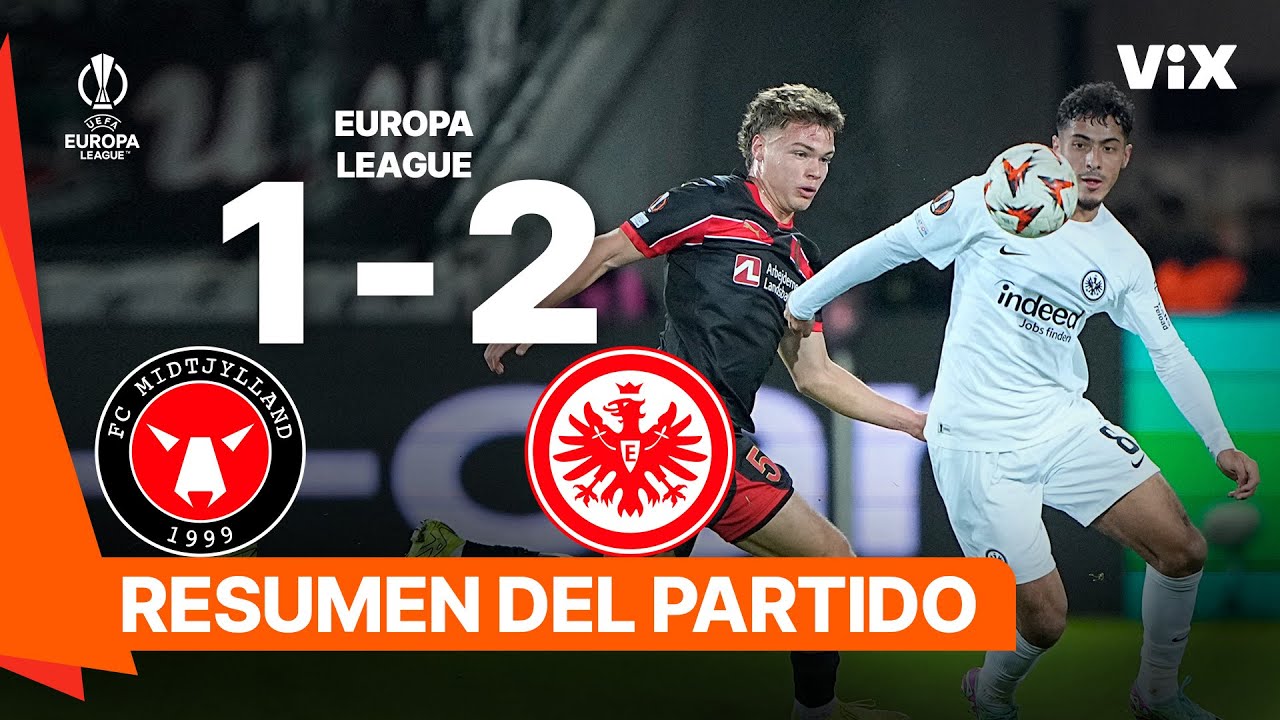 FC Midtjylland 1-2 Eintracht Frankfurt - Game Highlights | ViX