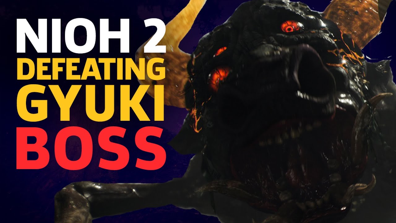Nioh 2 Gyuki Boss Fight Gameplay