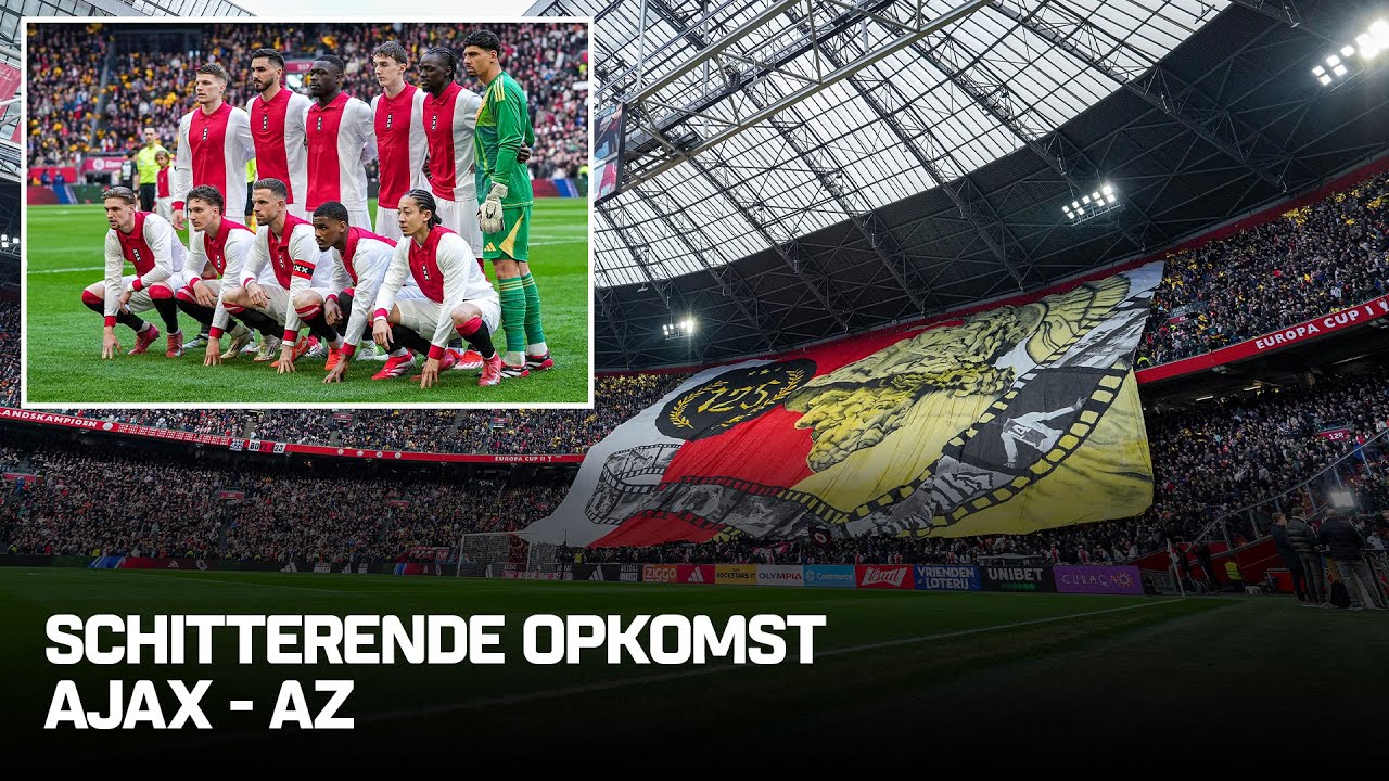 PRACHTIGE opkomst AJAX bij JUBILEUMWEDSTRIJD 🙌🏟️ | Ajax - AZ