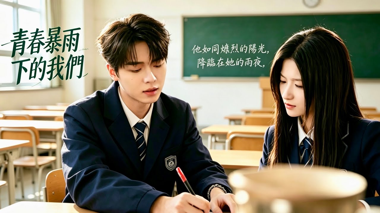 【全集】蘭嵐&卡戎💘 學霸被富家女霸凌至絕境📚 她與轉校霸簽下三月保護契約&hellip;  卻是他絕望深淵中唯一的光亮！他們能豆在青春暴雨中互相救贖？💔✨《青春暴雨下的我們》#蘭嵐 #卡戎 #校園 #救贖 #熾煬