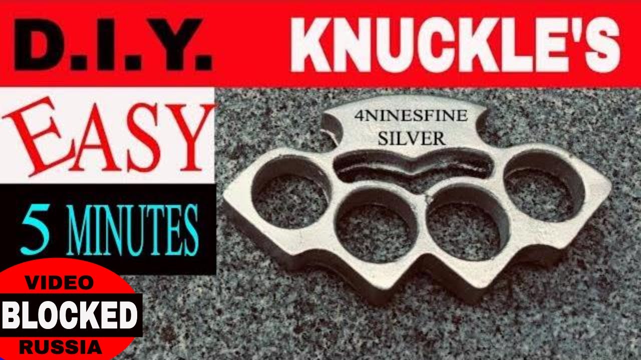 how to make brass knuckle's