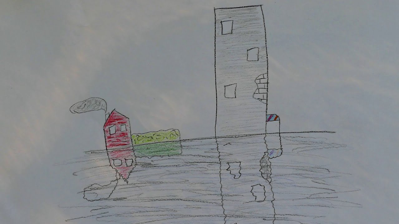 Instructie tekening met reflectie