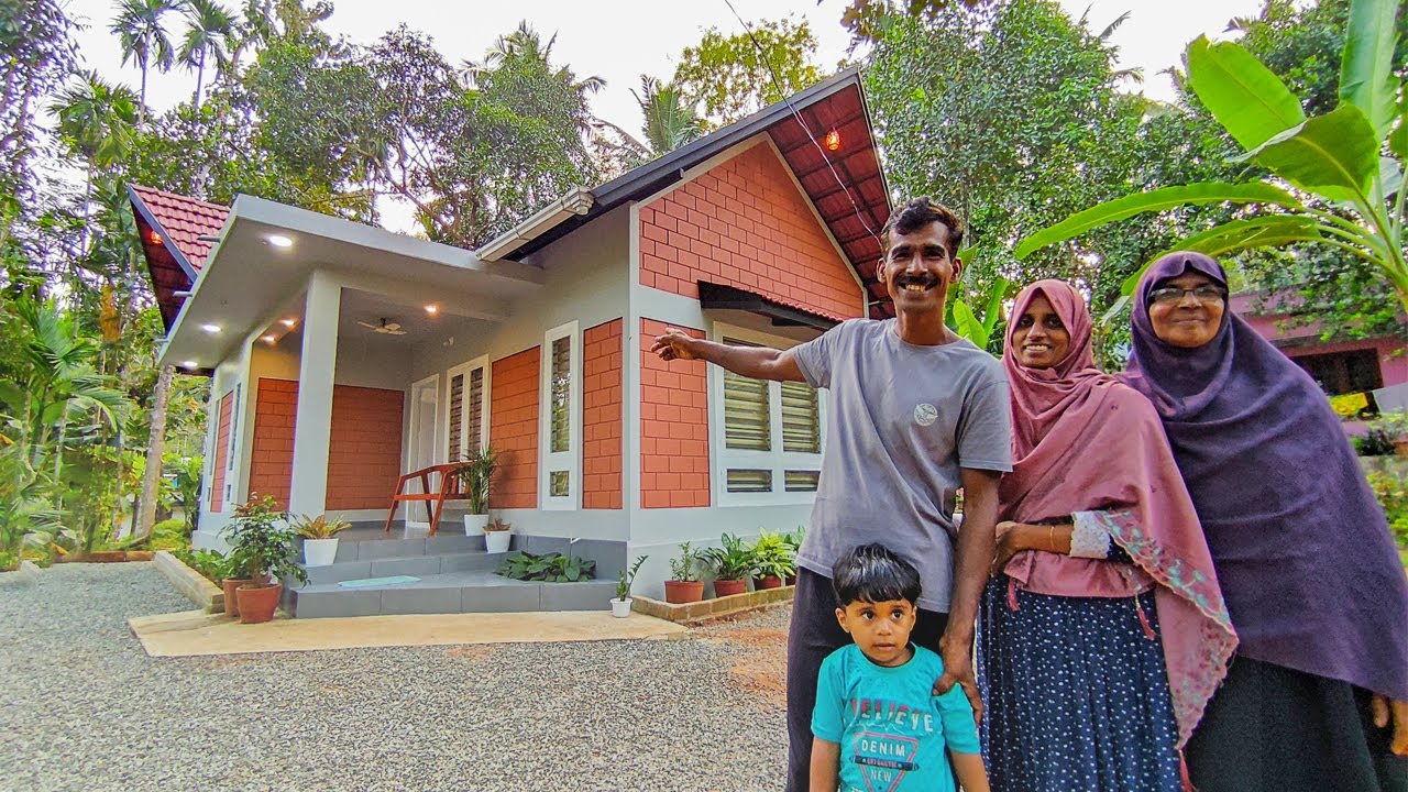 ഇത് ഞാൻ തെങ്ങ് കയറിയും ആട് വളർത്തിയും ഉണ്ടാക്കിയ 9 ലക്ഷം രൂപയുടെ  വീട് | 9 Lakh Budget Home