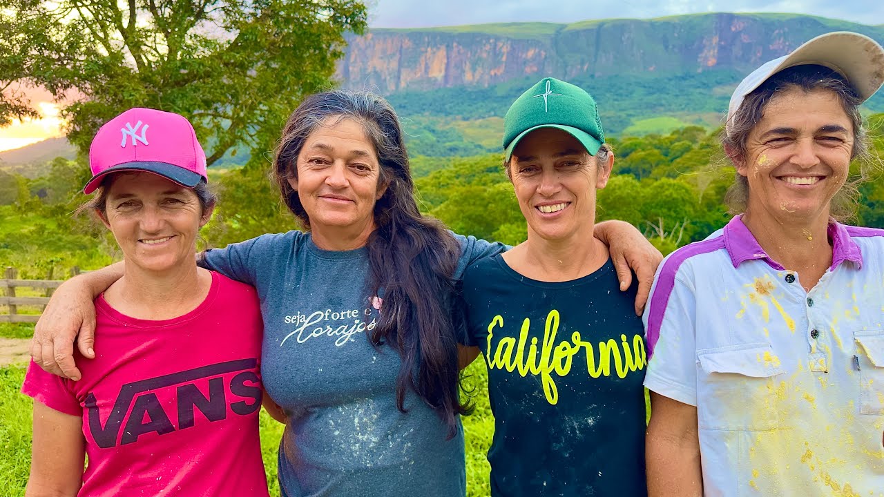 FILHAS DO ZÉ IZÁ TIROU O DIA PRA FAZER PAMONHA NA POUSADA  DA BELCHIOLINA