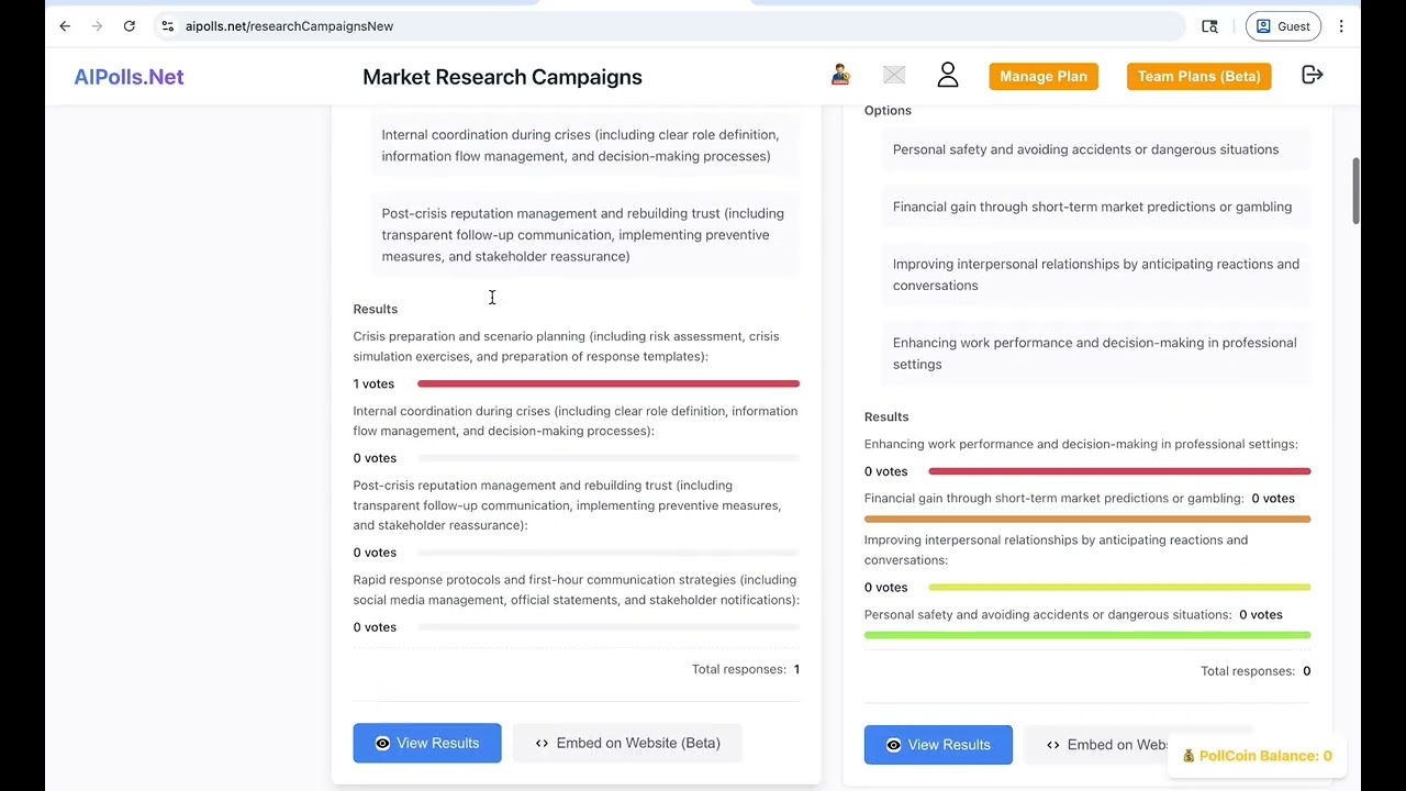 Understanding Polls and Campaigns With AIPolls.Net