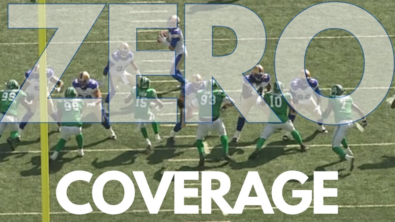 Cover Zero Defensive Pass Coverage in CFL and Football