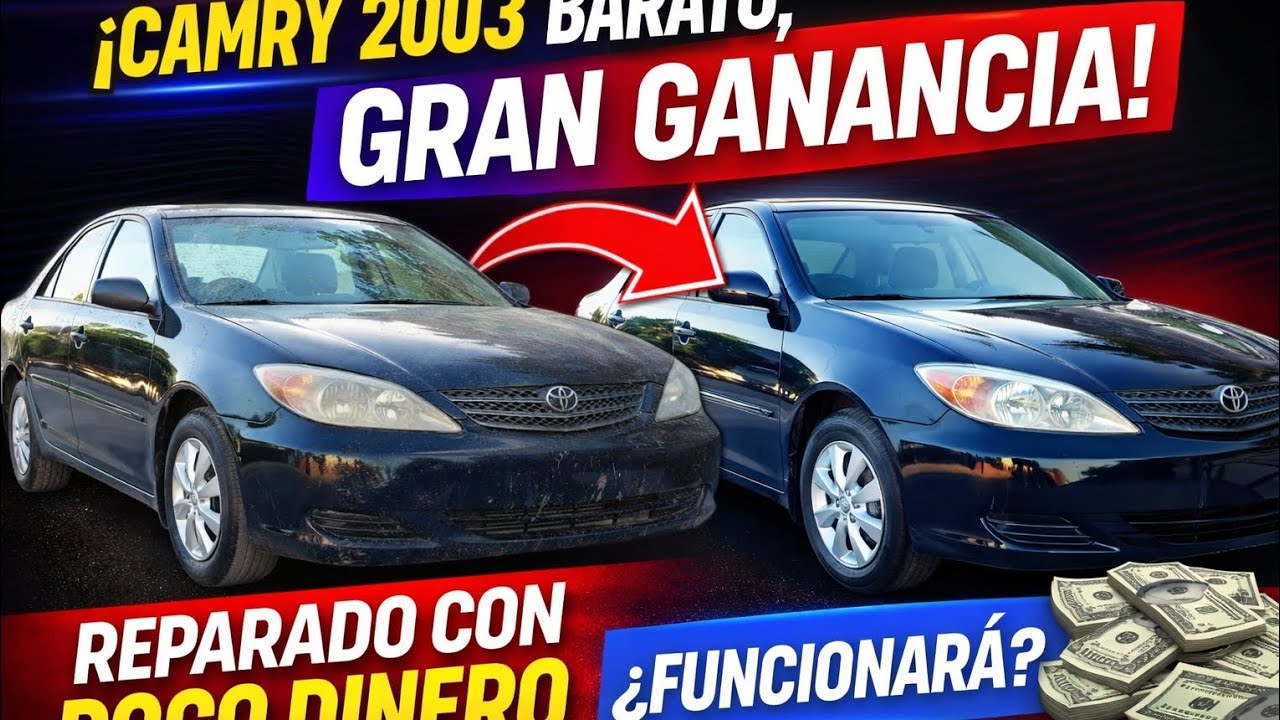Restaurando un Camry 2003 Con Poco Dinero 🤑