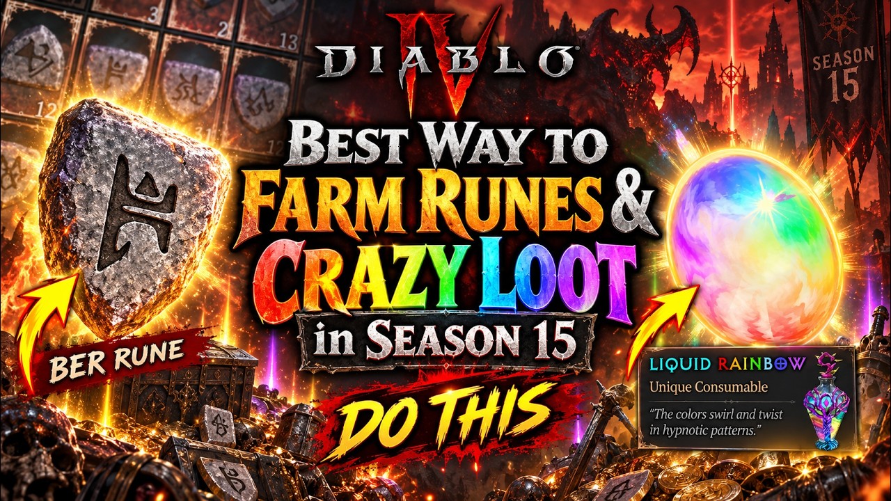 Best Way to Farm Runes & Crazy Loot in Season 15