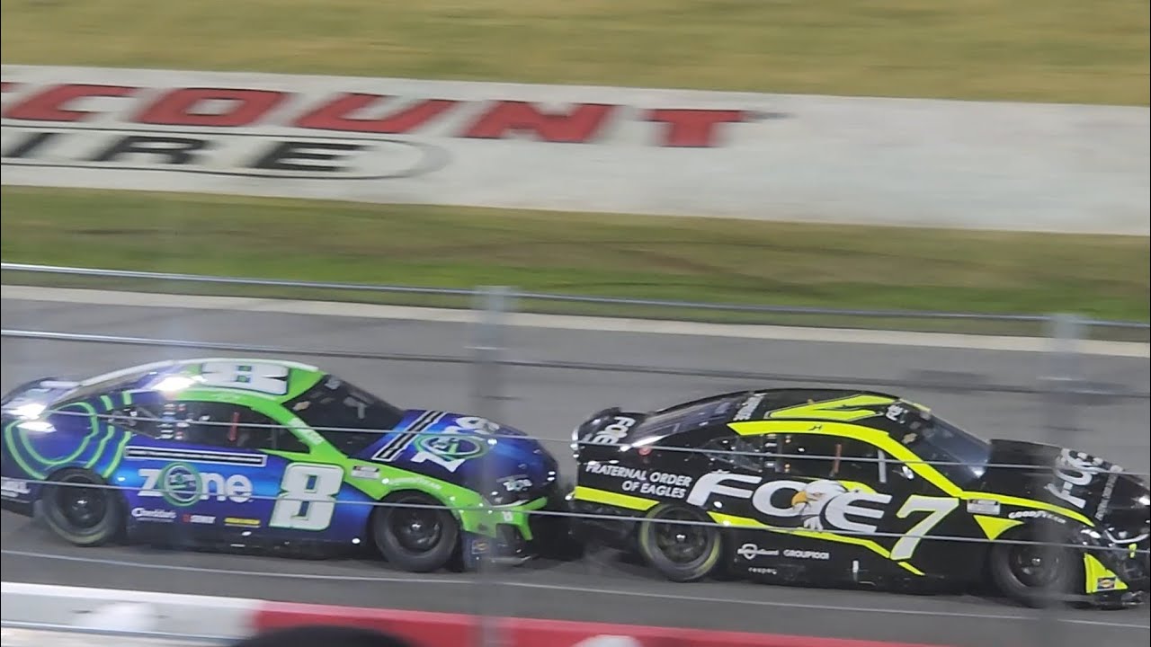 2025 nascar busch clash heat races + modified 125 lapper spins, crashes, amd tempers