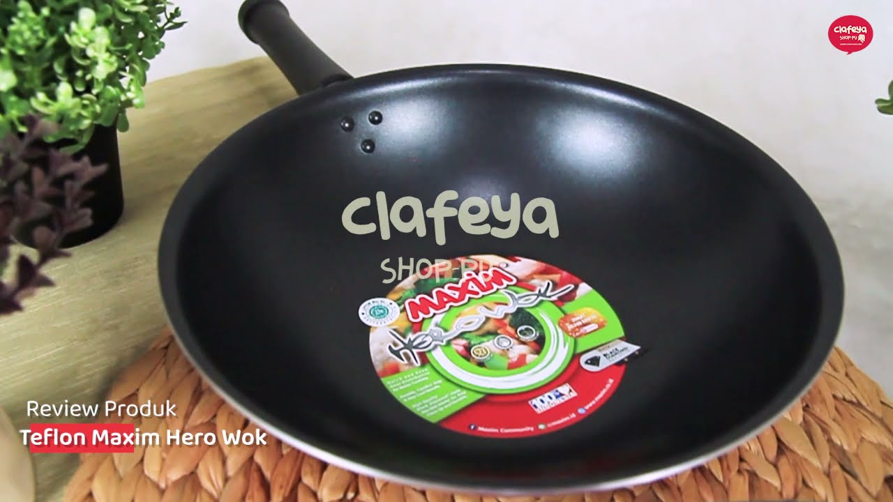 [Clafeya Shoppu] Wok Maxim TEFLON / Hero Wok 26 cm & 28 cm