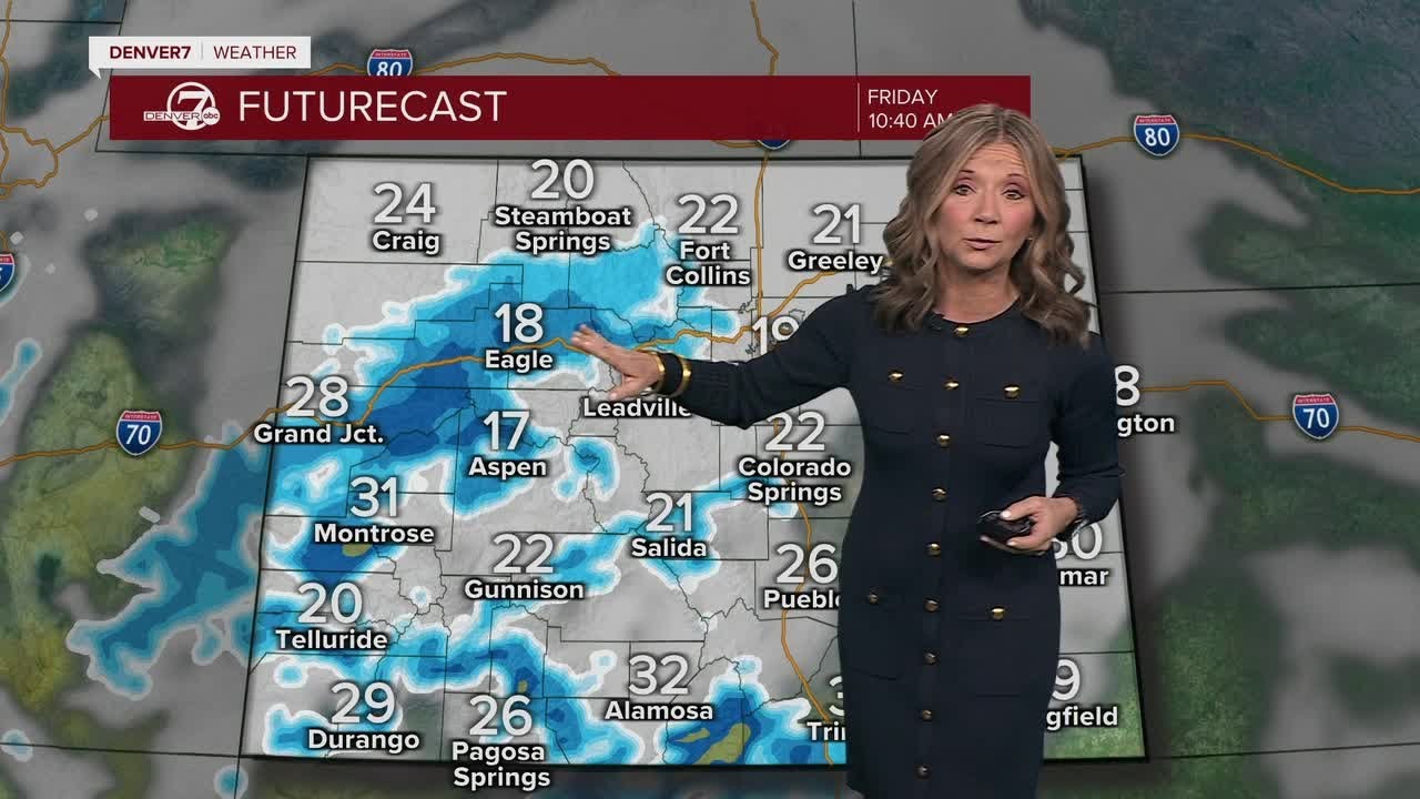 Friday will be the coldest day of the month so far in Denver