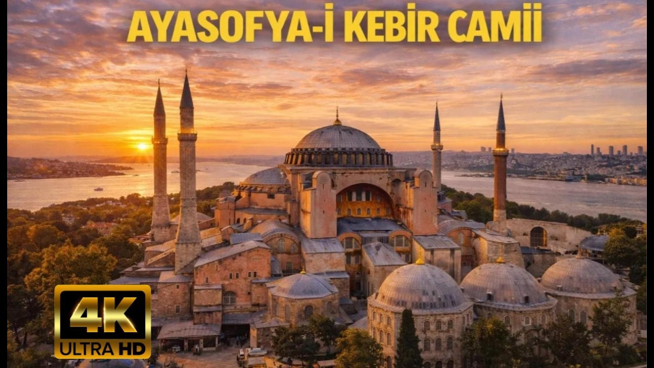 İstanbul Ayasofya-i Kebir Camii 4K (Hagia Sophia Grand Mosque 4K)