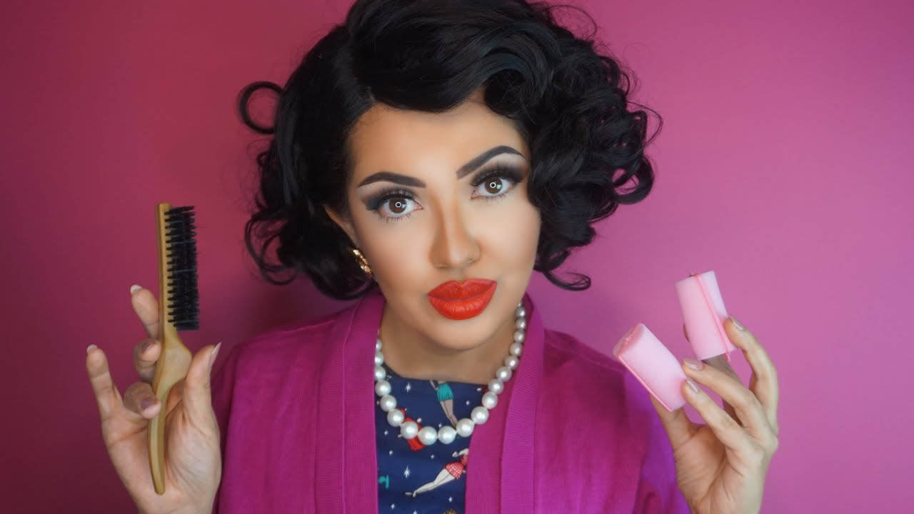 ASMR 1950 Tia te Arruma pra Dormir | Sem Propaganda no Meio #SomdeEscova #Sussurros